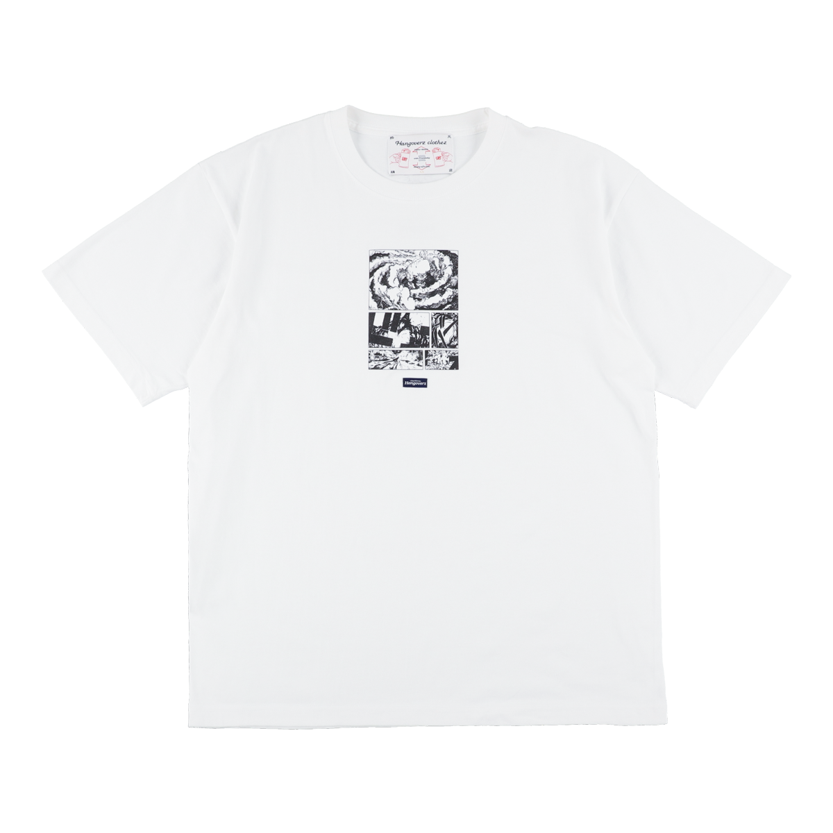 BAKUHATSU TEE WHITE – Hangoverz.jp